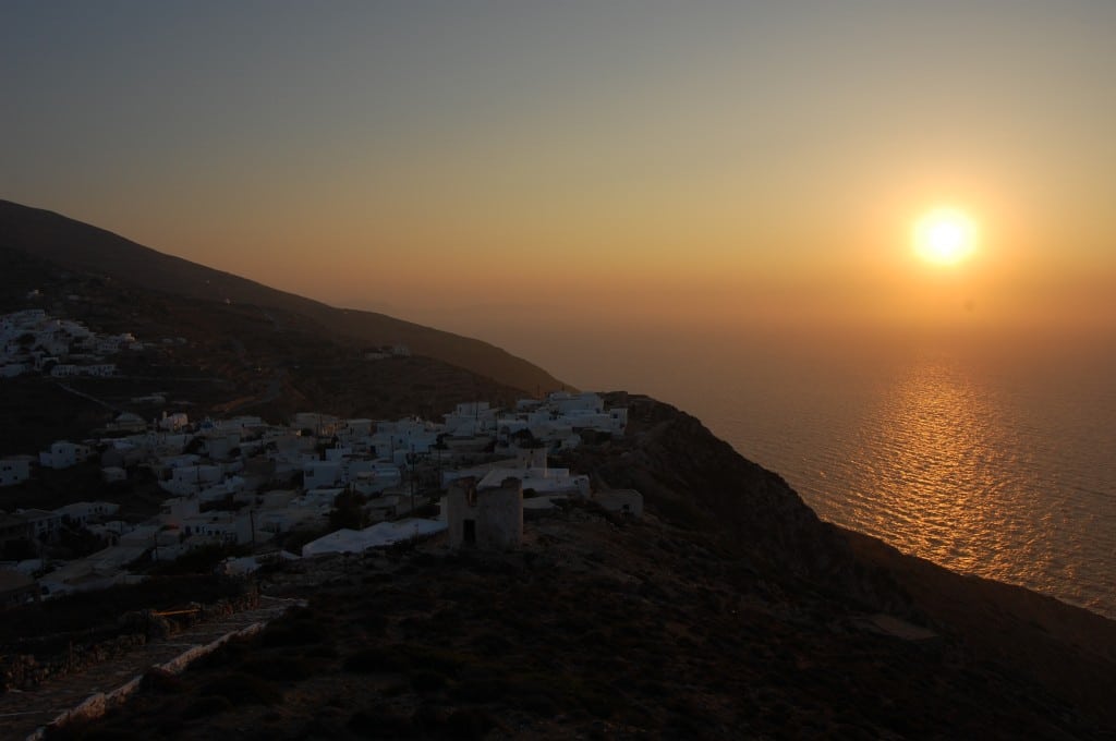 tramonto grecia