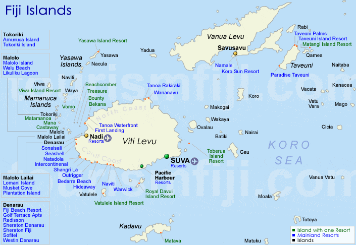 mappa fiji