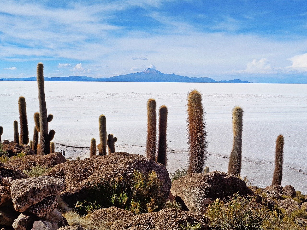 salar de Uyuni in bolivia vista