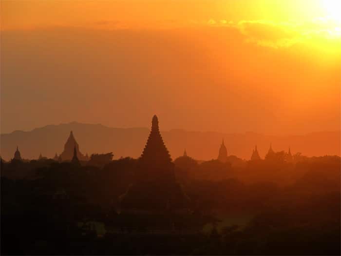 tramonto birmania