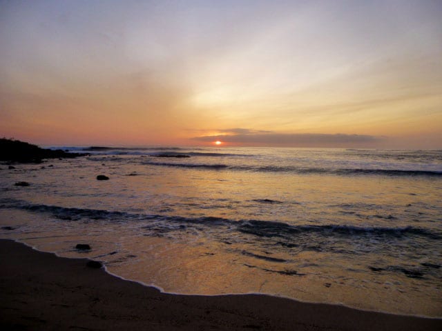 galapagos sunset