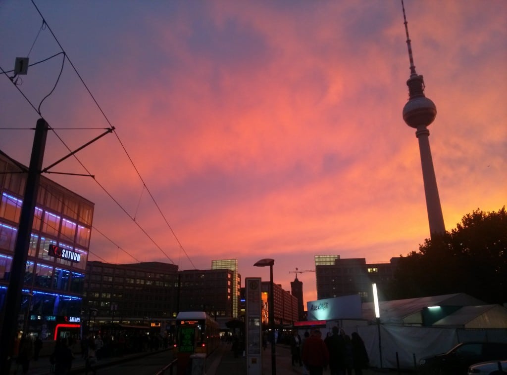 tramonto Berlino