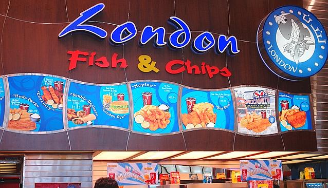londra fish and chips