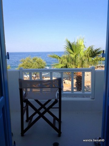 Vista sul mare, dalla ia stanza a Patmos