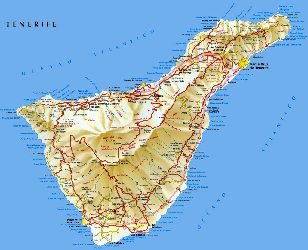 Mappa Tenerife