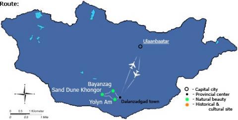 mappa mongolia