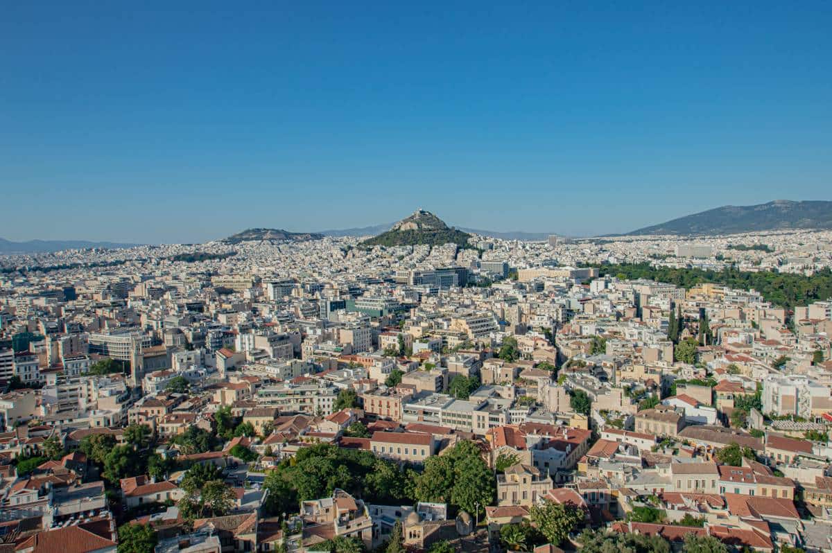 Vista di Atene dall'Acropoli