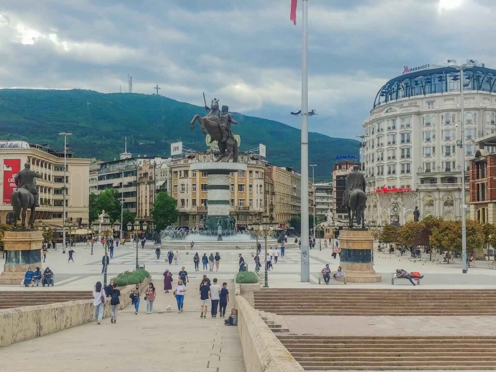 Skopje Piazza Macedonia