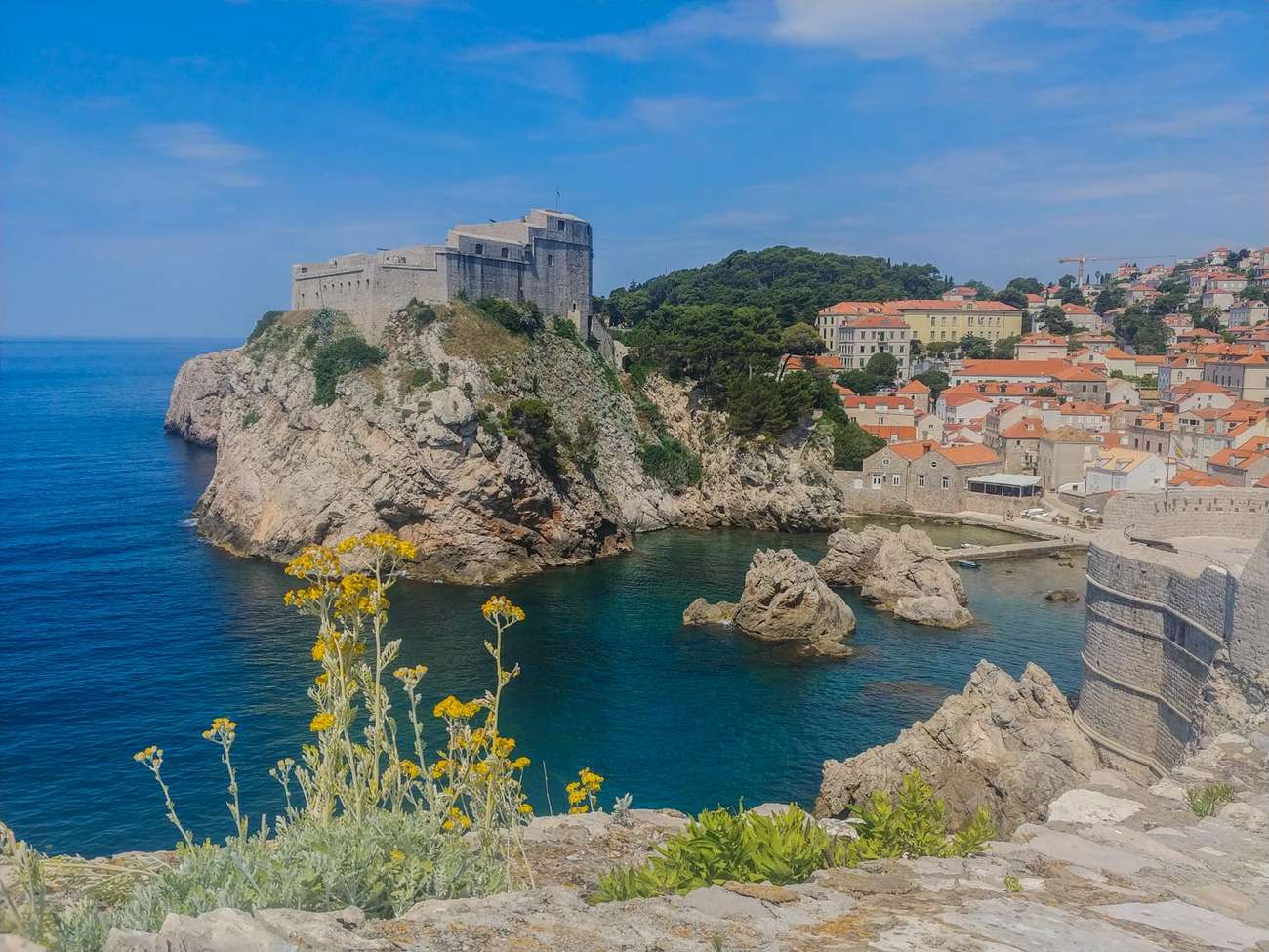 Dubrovnik in Croazia vista