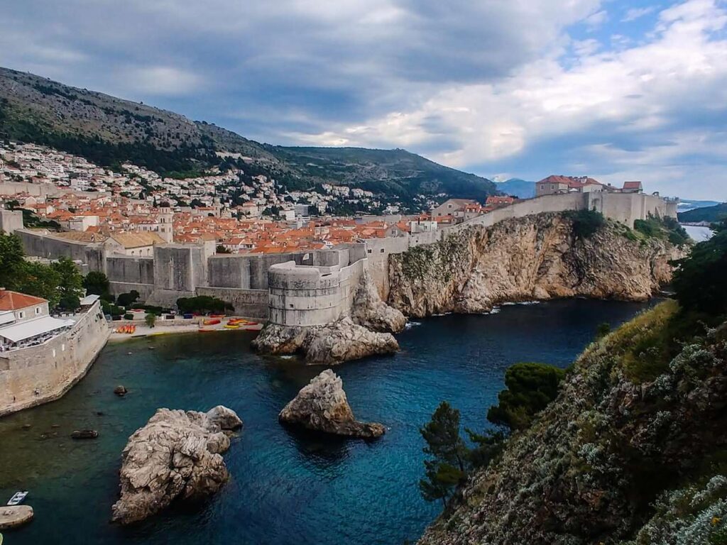 Vista di Dubrovnik dalla Fortezza Lovrijenac