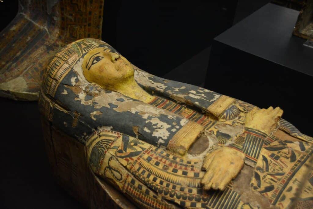 sarcofago al museo egizio dei musei vaticani