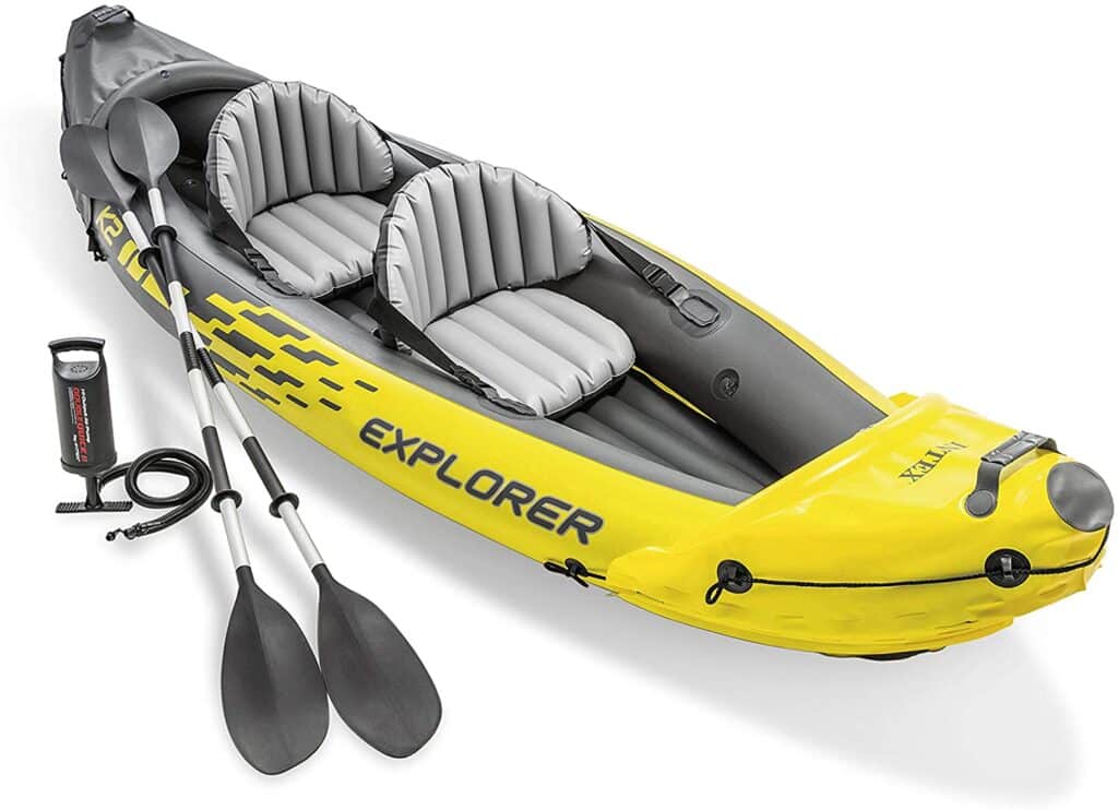 kayak gonfiabile giallo