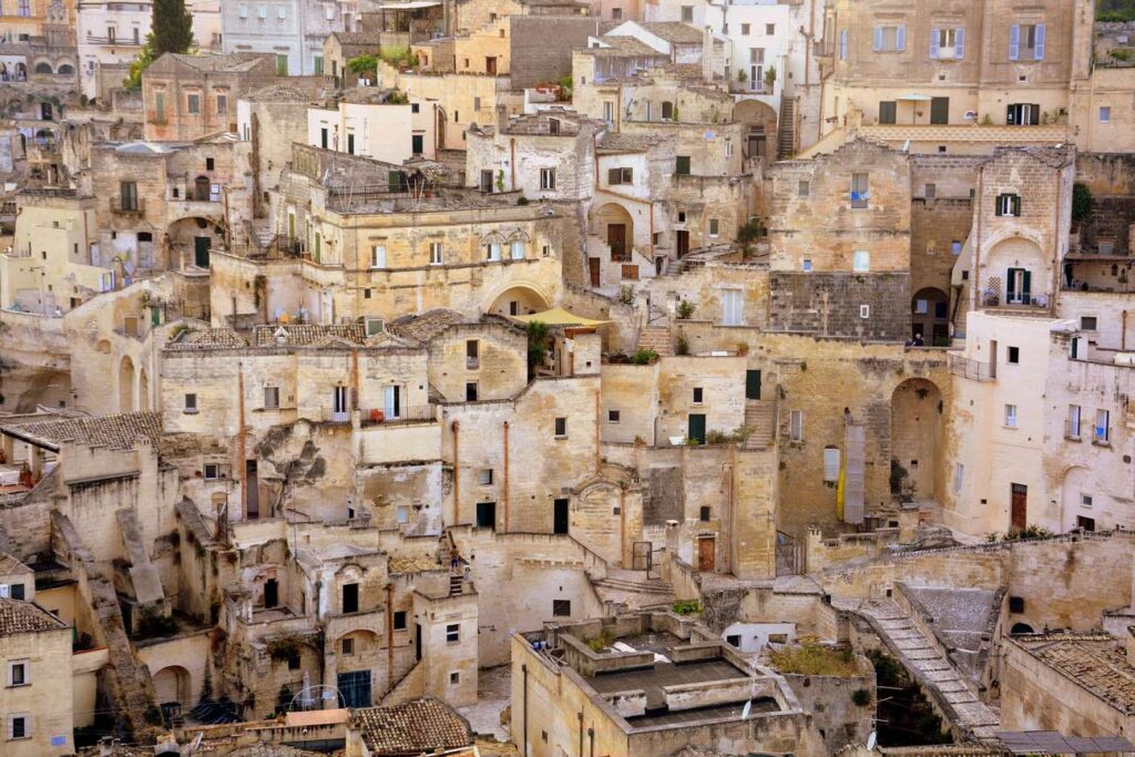 vista dei sassi di Matera