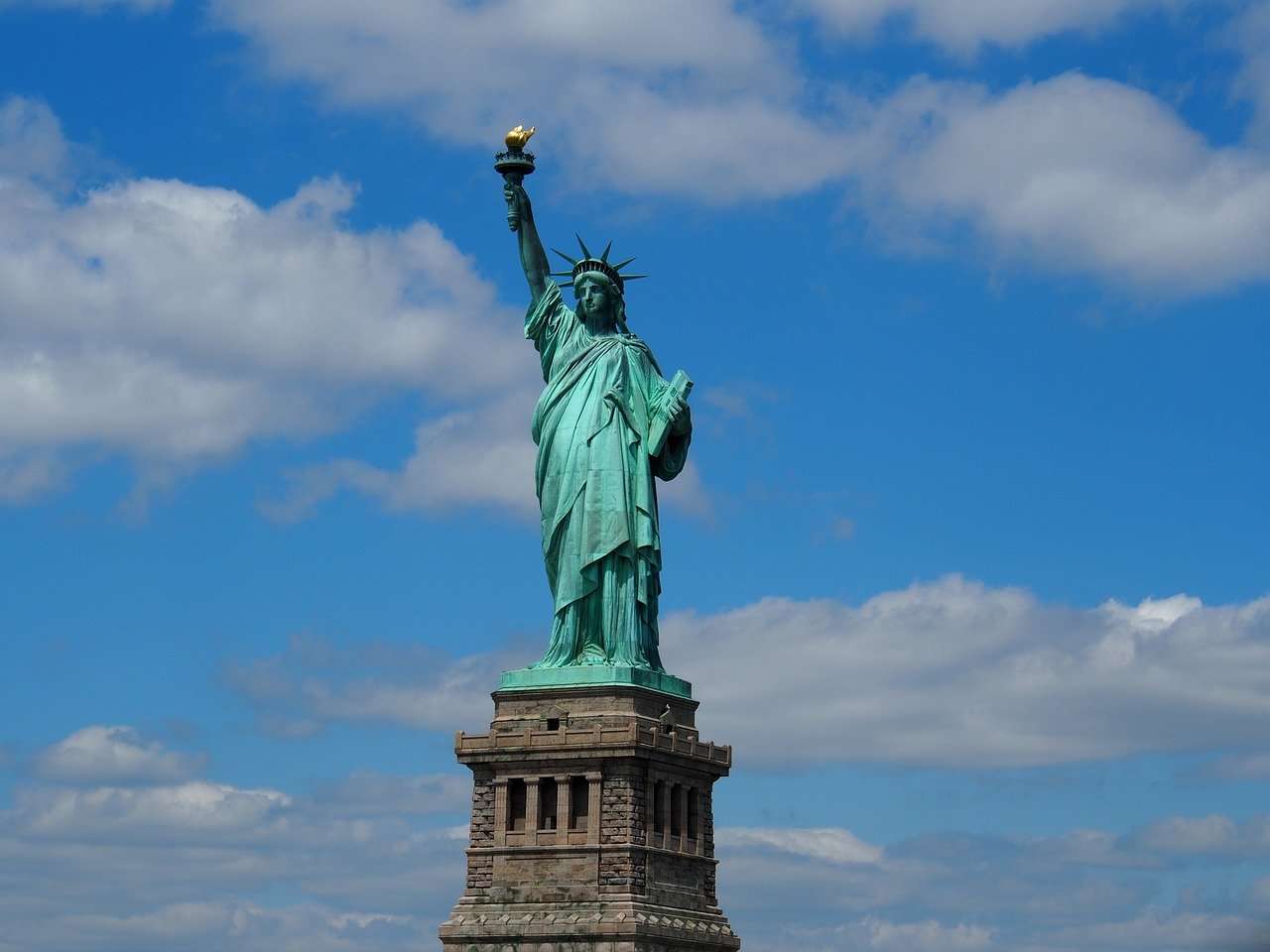 Vista della Statua della Libertà