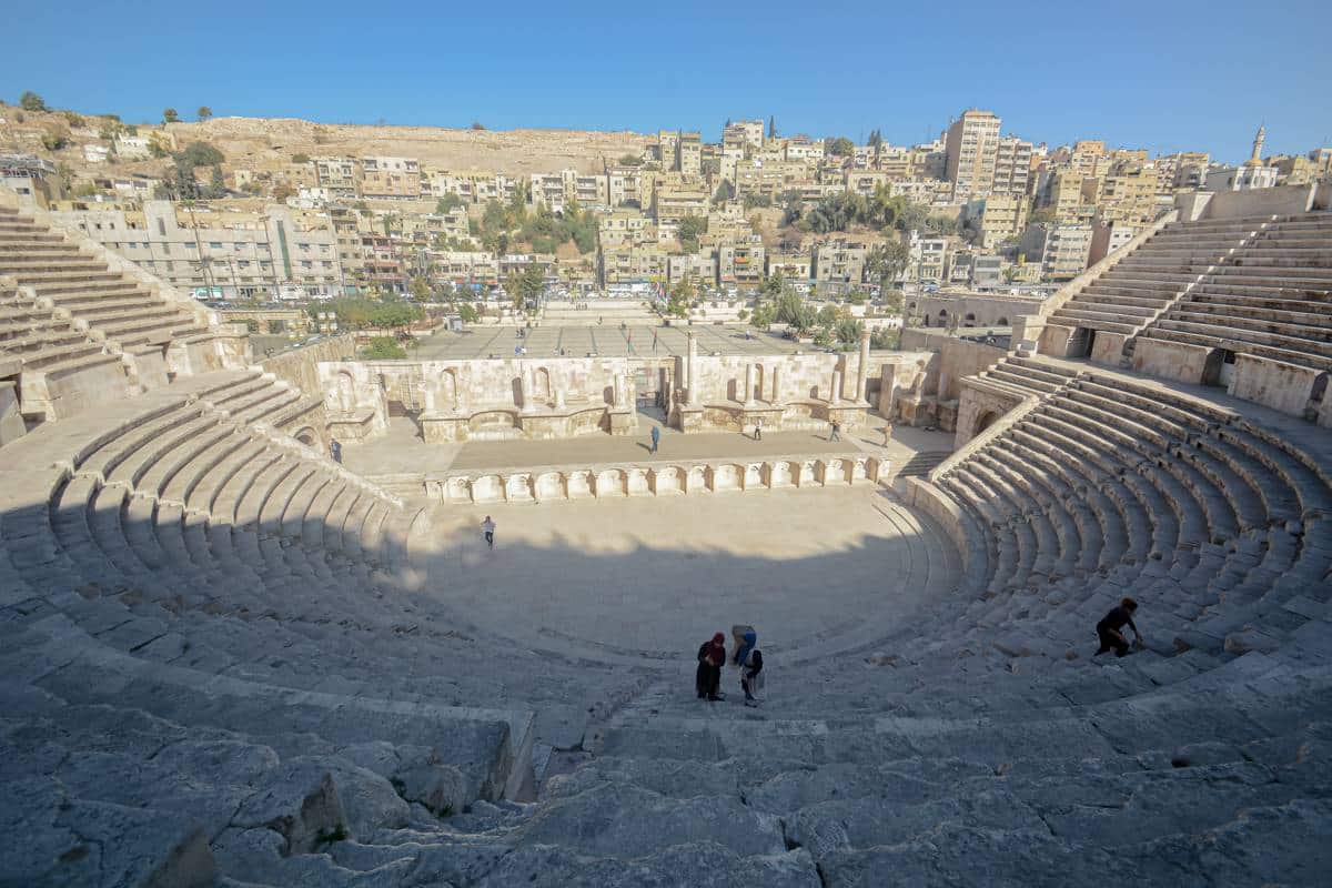 anfiteatro di Amman in Giordania
