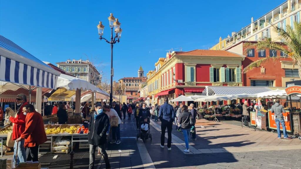 mercato Cours Saleya Nizza