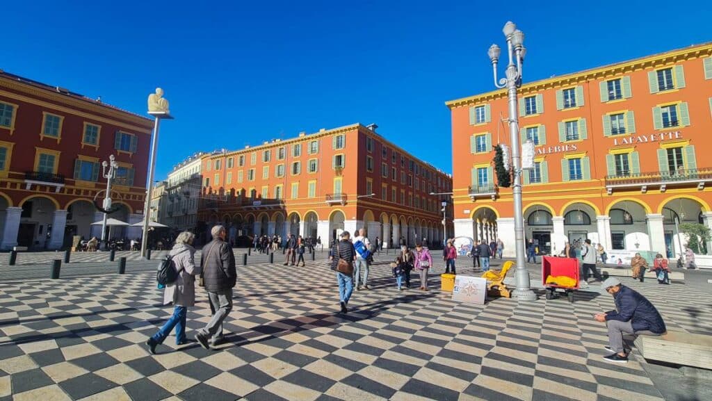Piazza Messena a Nizza