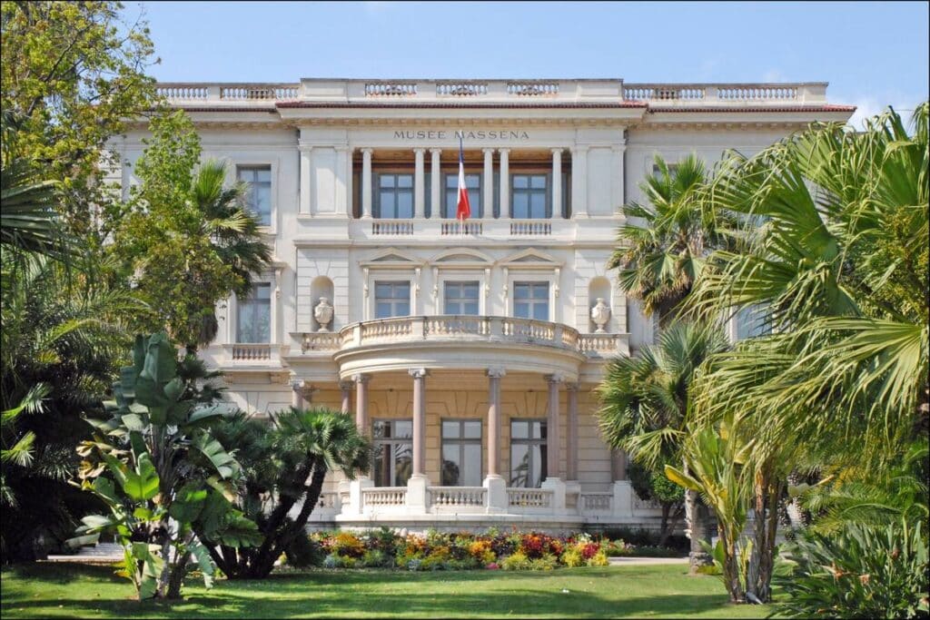 Esterni di Villa Massena a Nizza