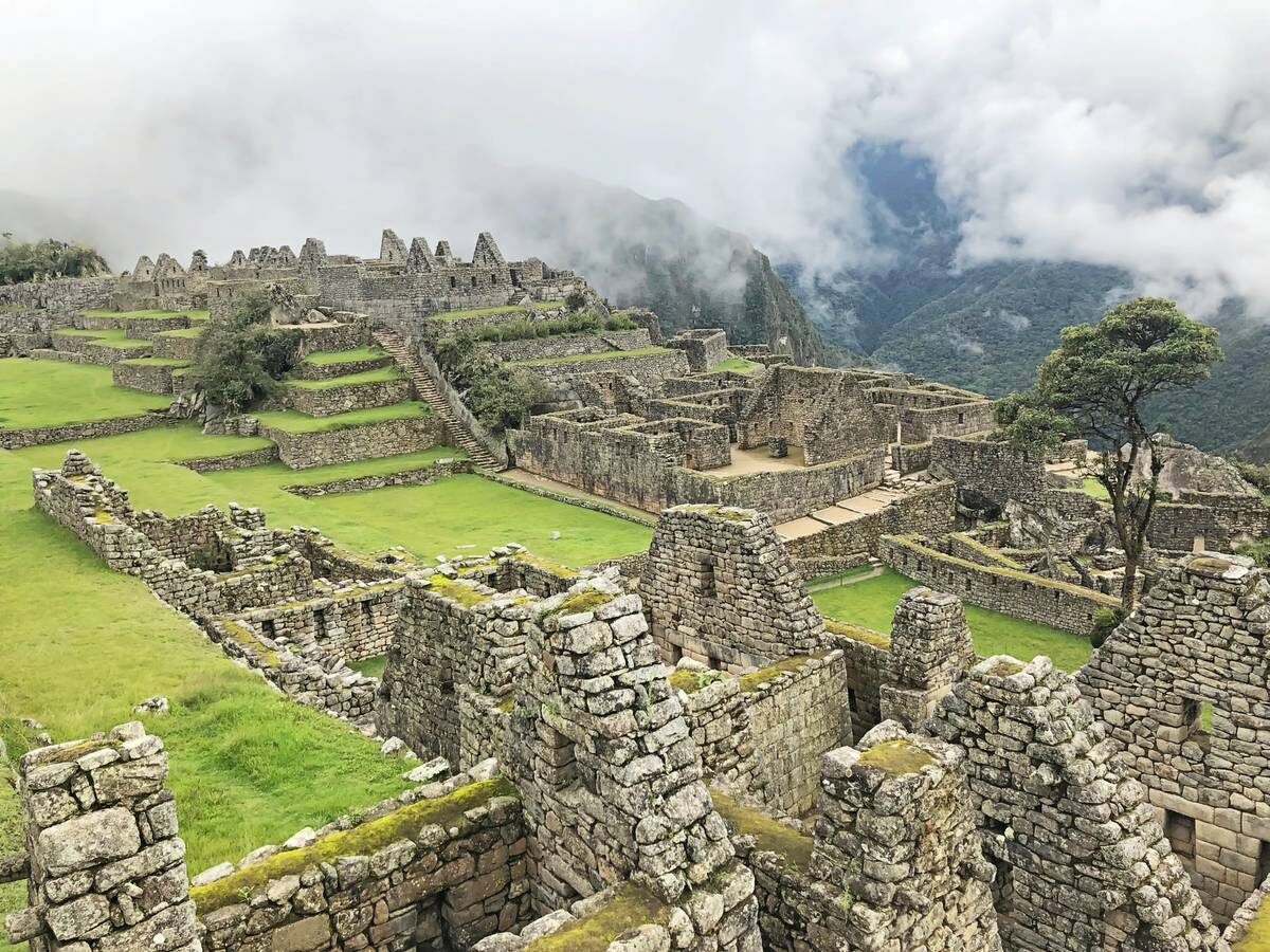 passeggiando a Machu Picchu