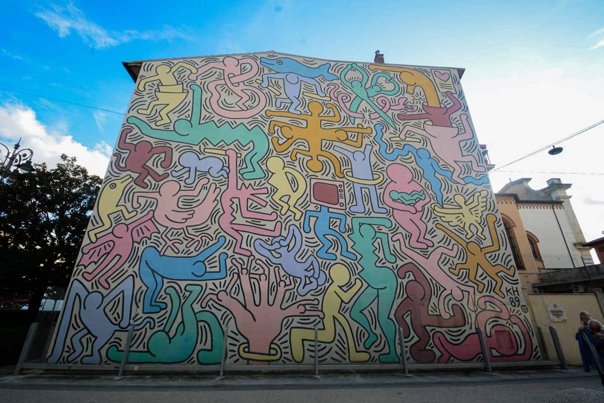 Murale di Keith Haring a Pisa
