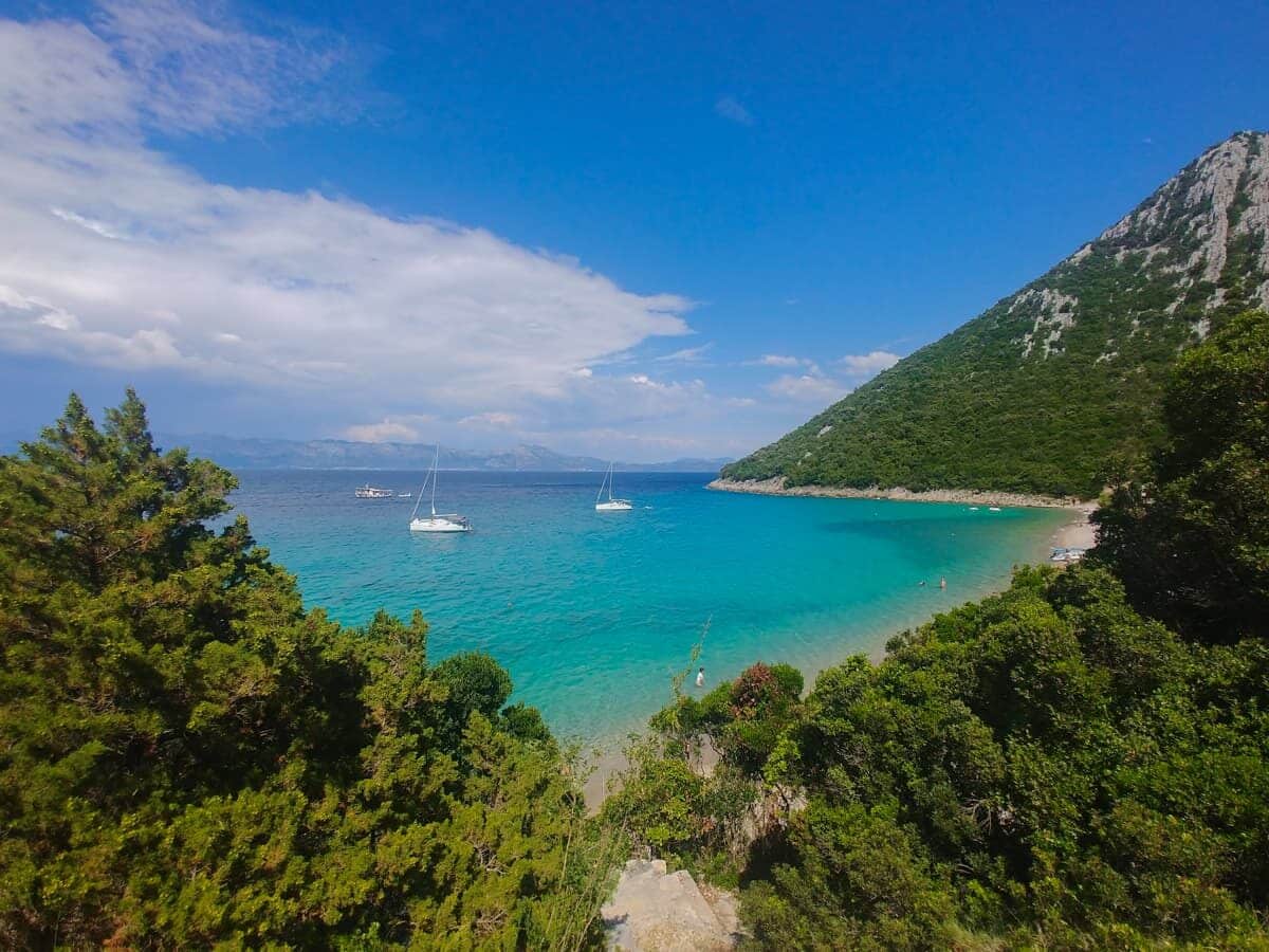 Spiaggia Plaza Divna nella Penisola Peljesac