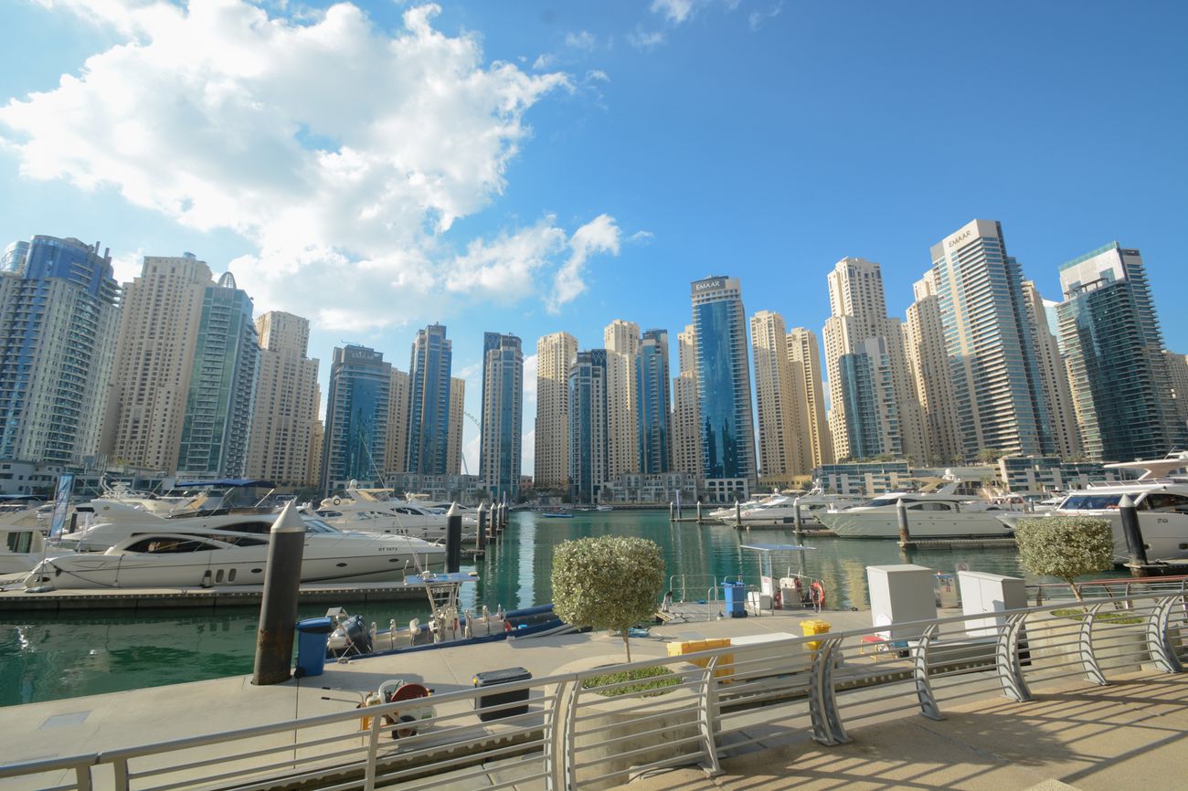 vista di Dubai Marina