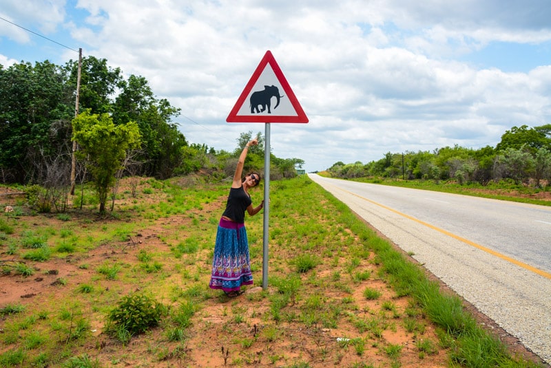 segnali stradali Mozambico