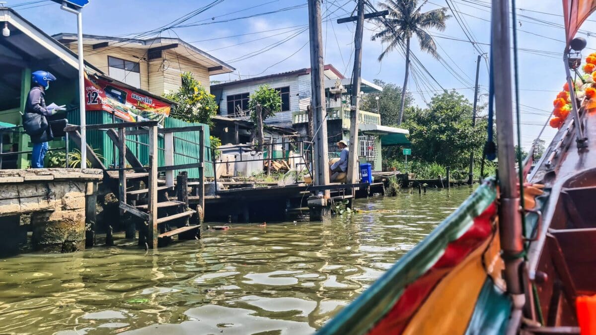Canale di Thonburi Bangkok
