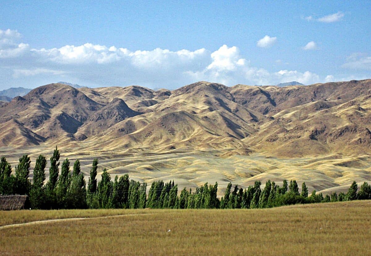 Montagne in Kirghizistan
