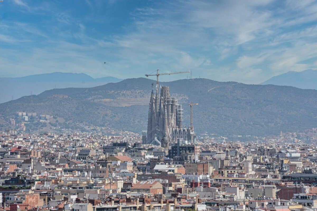 Montjuic Barcellona vista