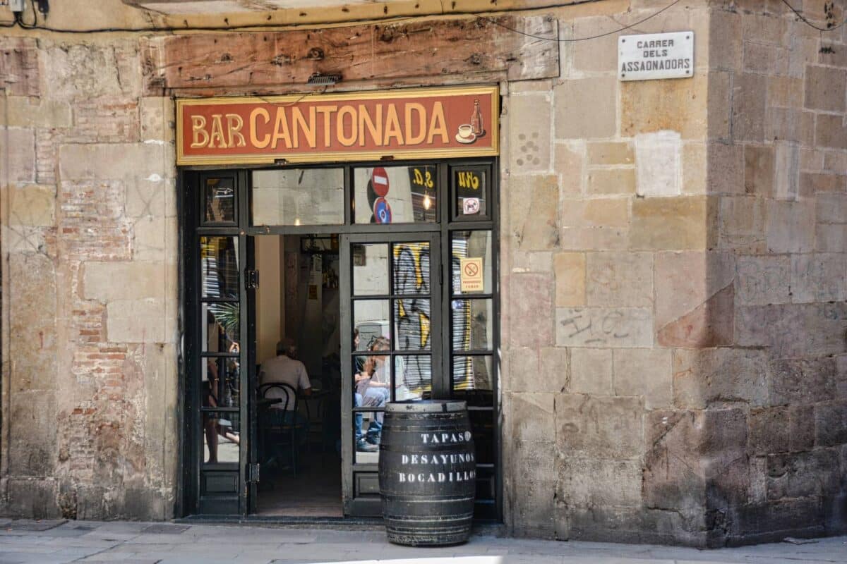 bar strade di Barcellona