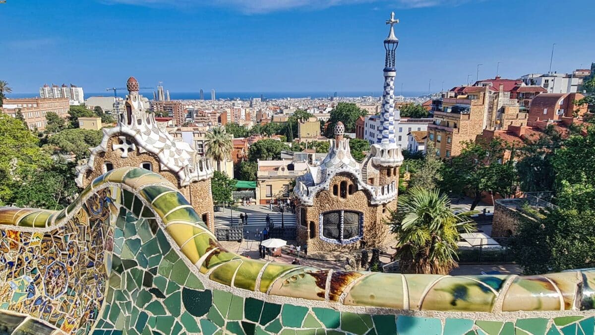 Terrazza di Parc Guell Barcellona