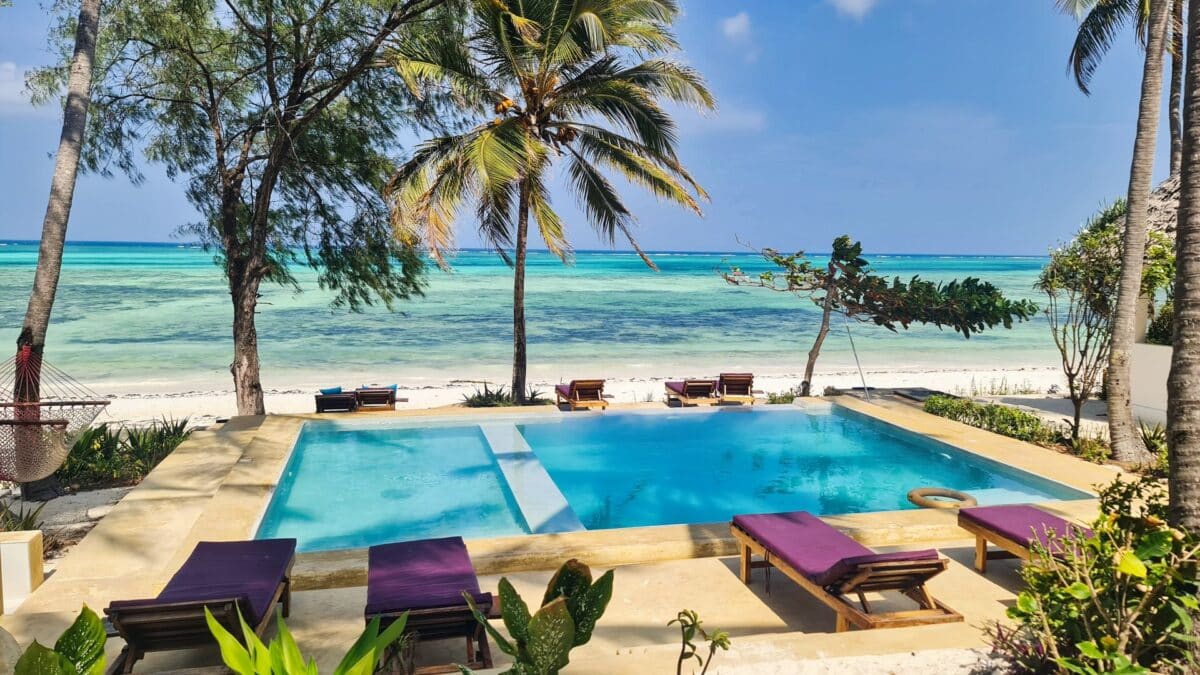 infinity pool Zanzibar