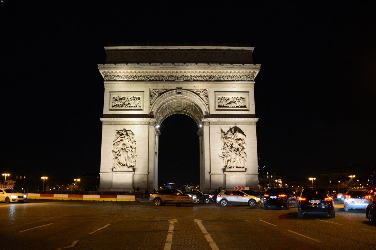 Arco di trionfo Parigi (notte)
