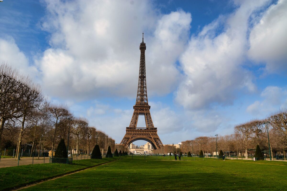 campo di marte e Torre Eiffel a Parigi